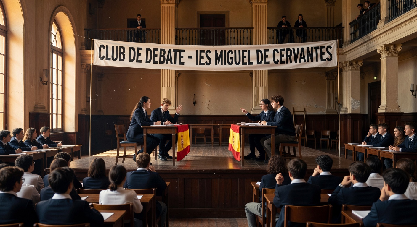 Club de debate en centro educativo español